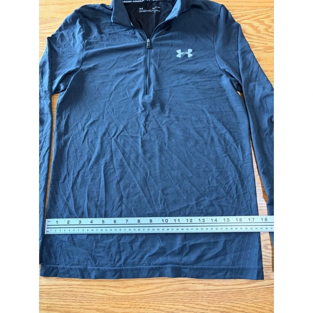 Under Armour HeatGear Quarter Zip Long Sleeve Athletic Shirt‎ Men's SM